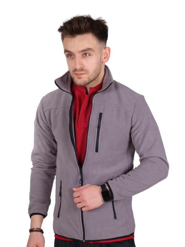 Gri Polar Ceket Unisex